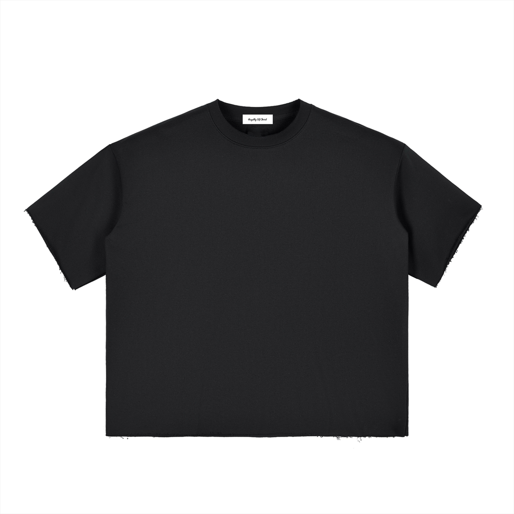 Royalty of Christ Half-Sleeve Raw-Edge T-Shirt