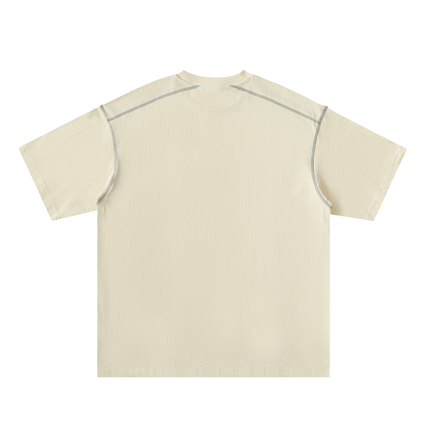 GLRY Oversized Contrast-Stitched Cotton Tee