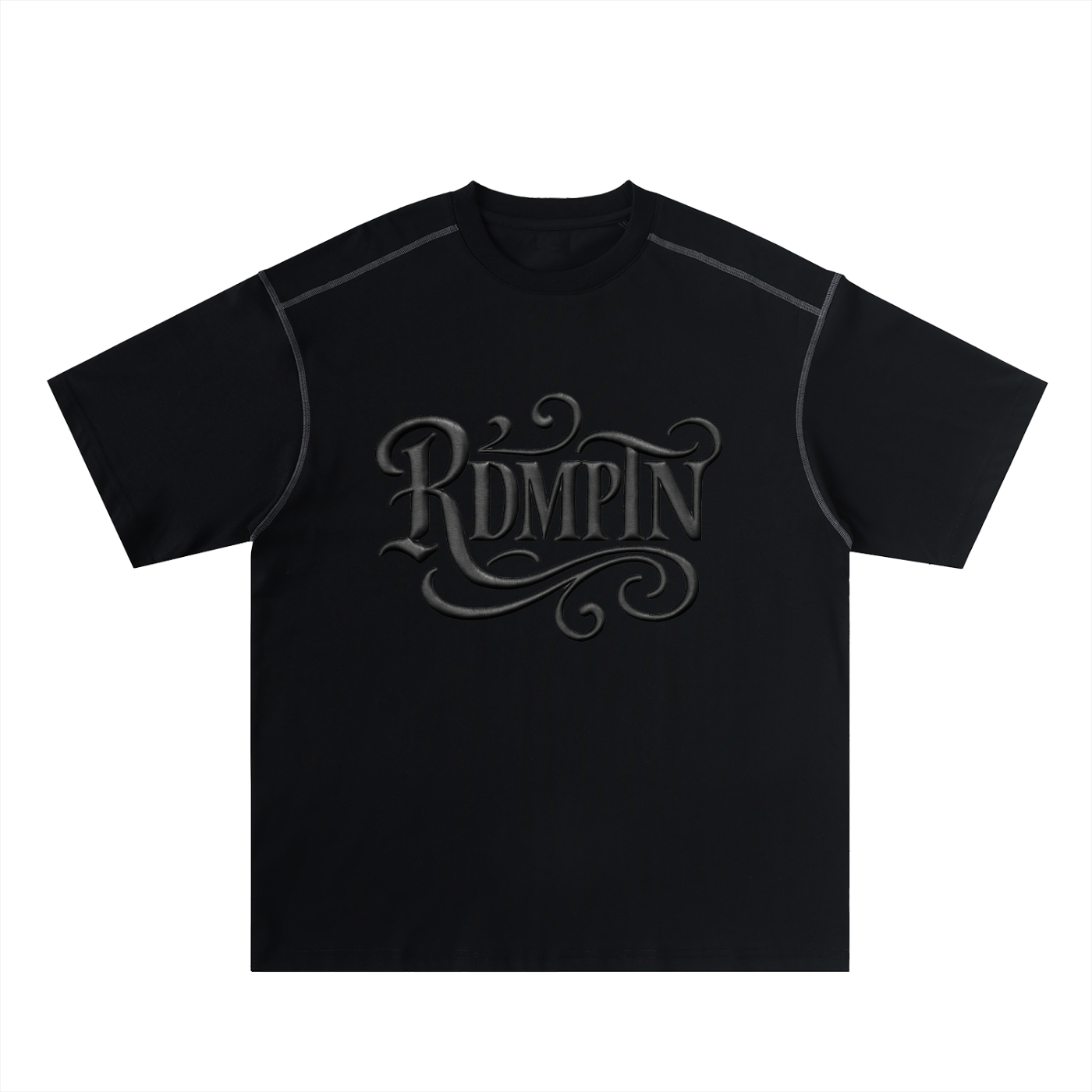 RDMPTN Oversized Contrast-Stitched Cotton Tee