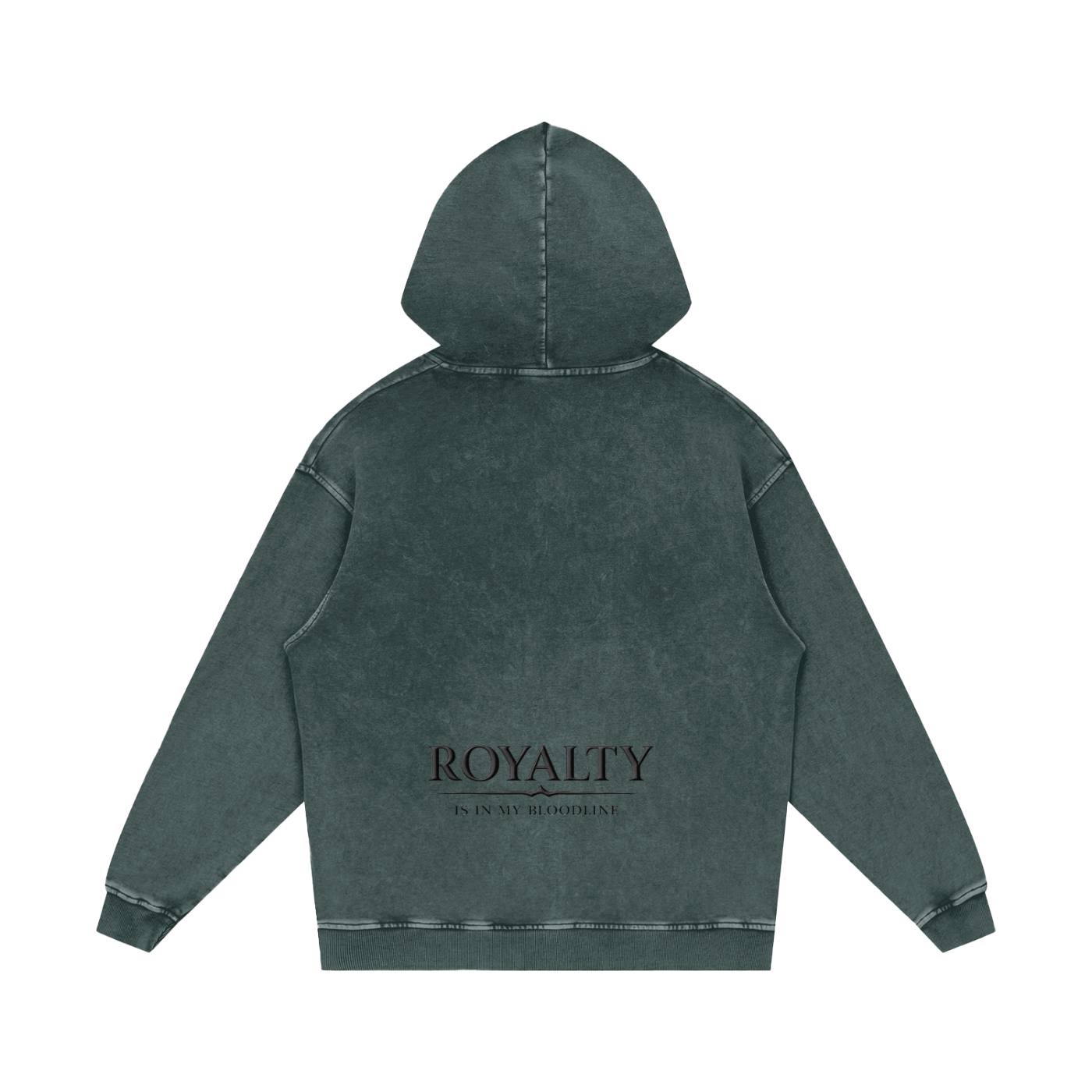 Saved By Grace Snow Washed Loose Cotton Hoodie