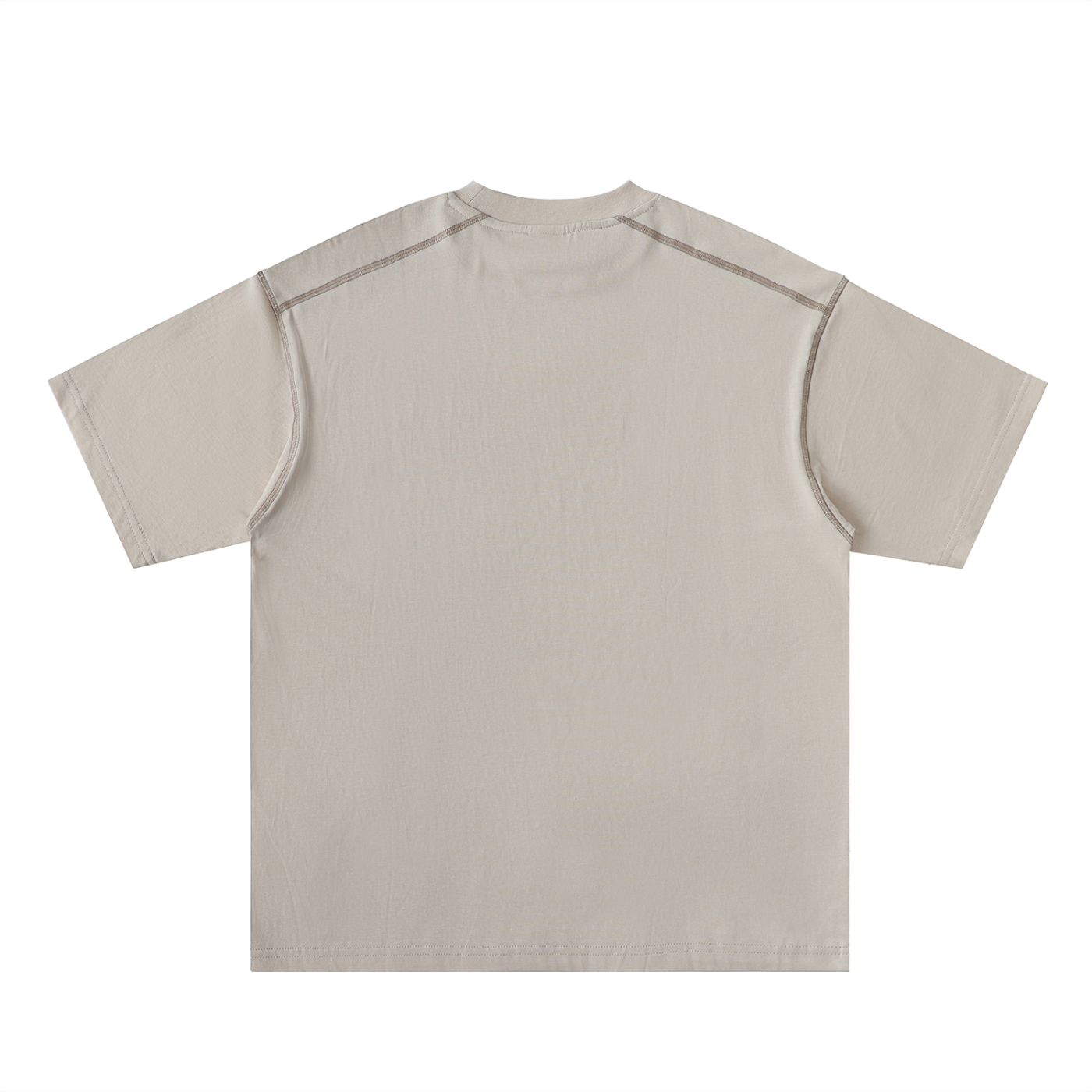 RDMPTN Oversized Contrast-Stitched Cotton Tee