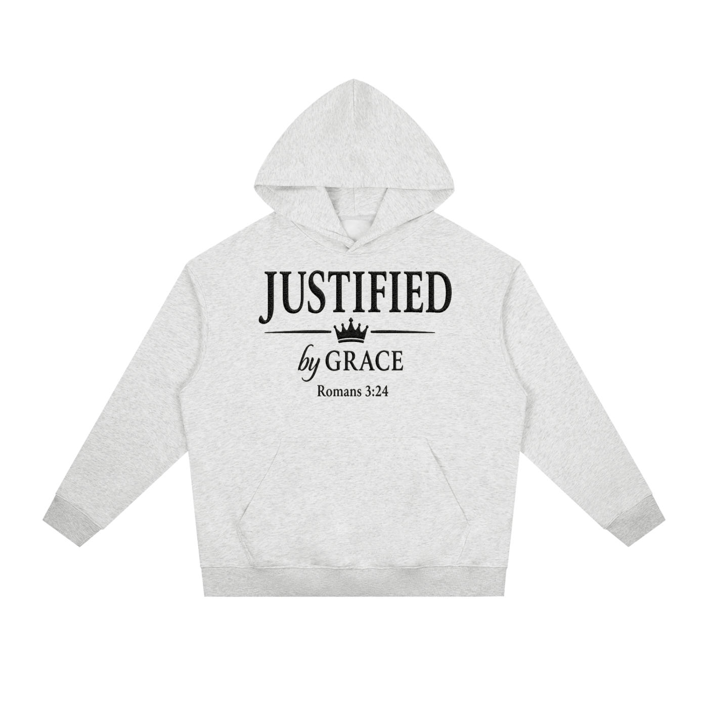 Justified By Grace Essential Heavyweight Drop-Shoulder Hoodie