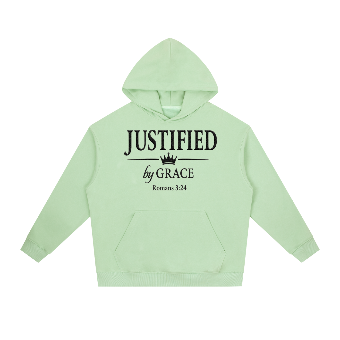 Justified By Grace Essential Heavyweight Drop-Shoulder Hoodie