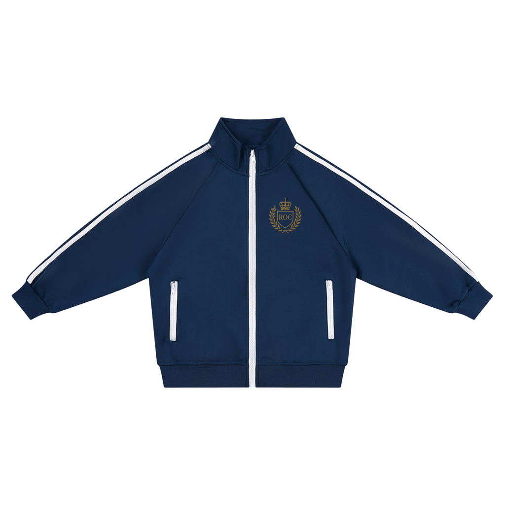 ROC Crest Kids’ Contrast Tape Coach Jacket