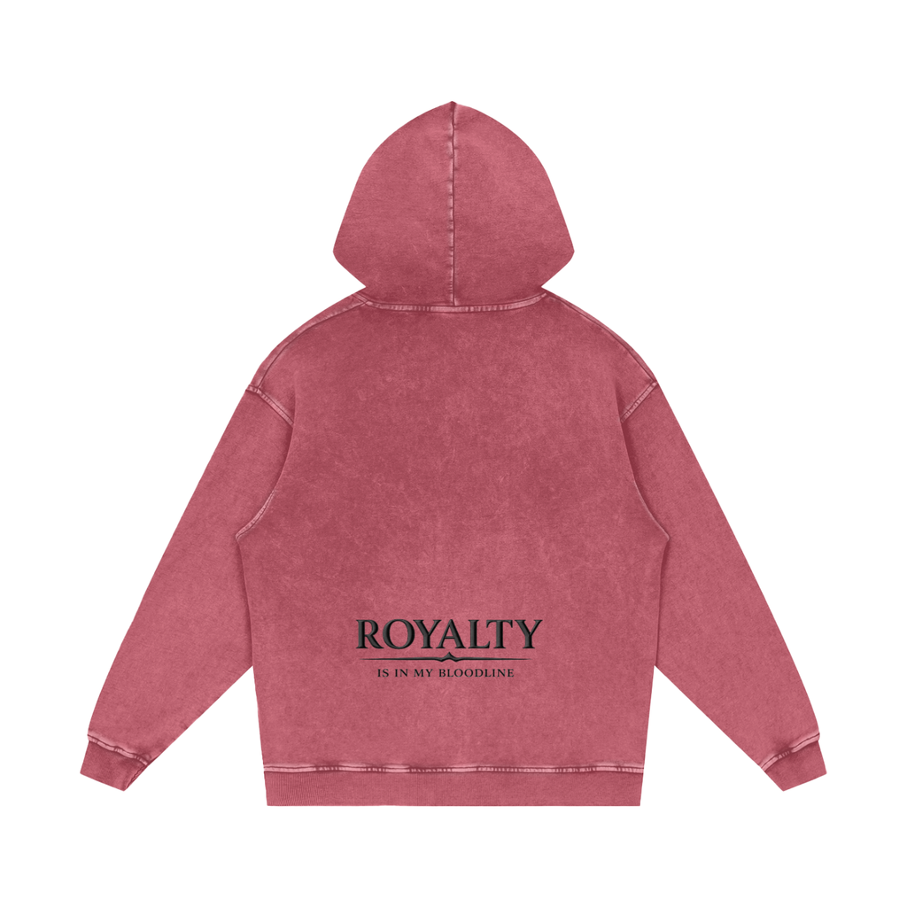 Saved By Grace Snow Washed Loose Cotton Hoodie
