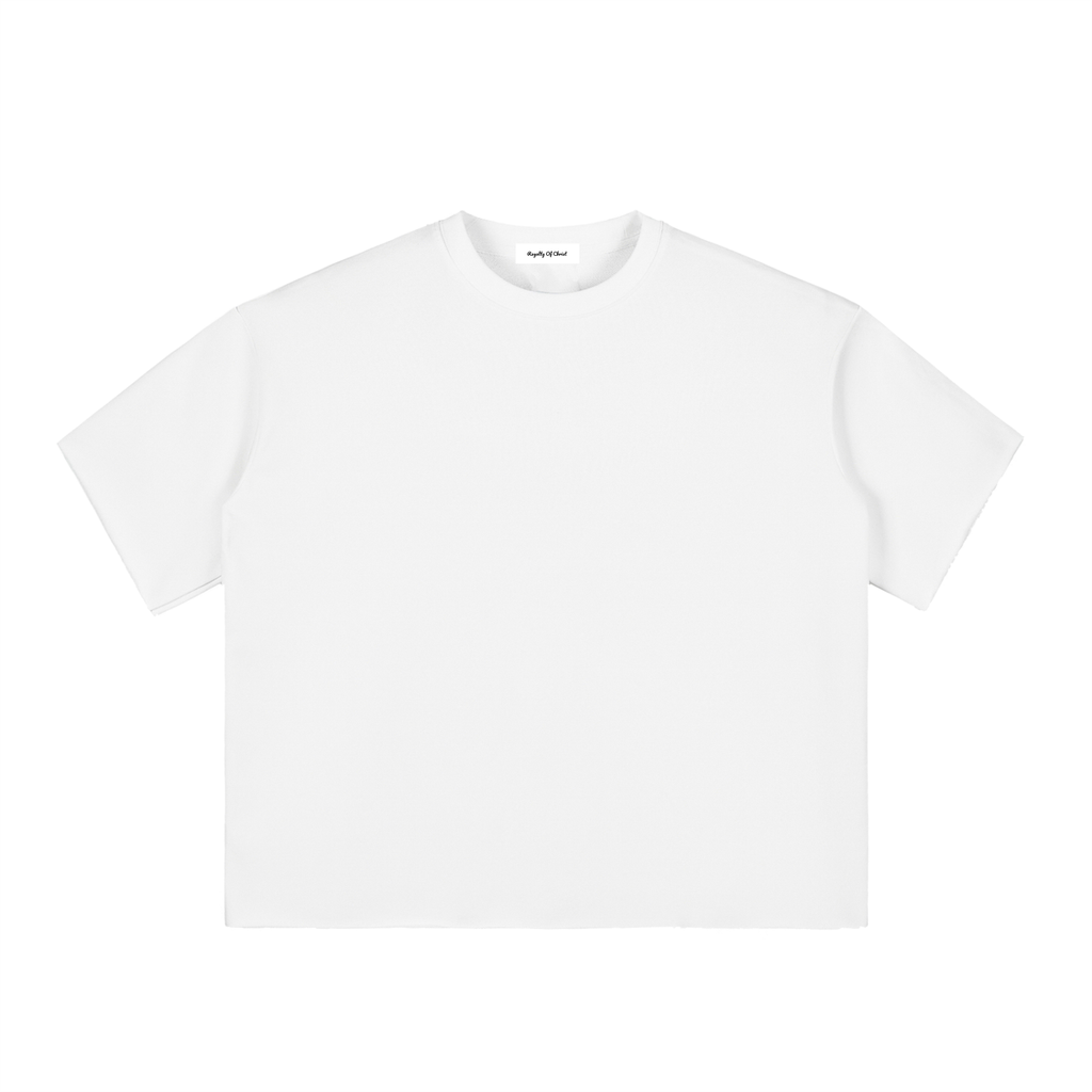 Royalty of Christ Half-Sleeve Raw-Edge T-Shirt