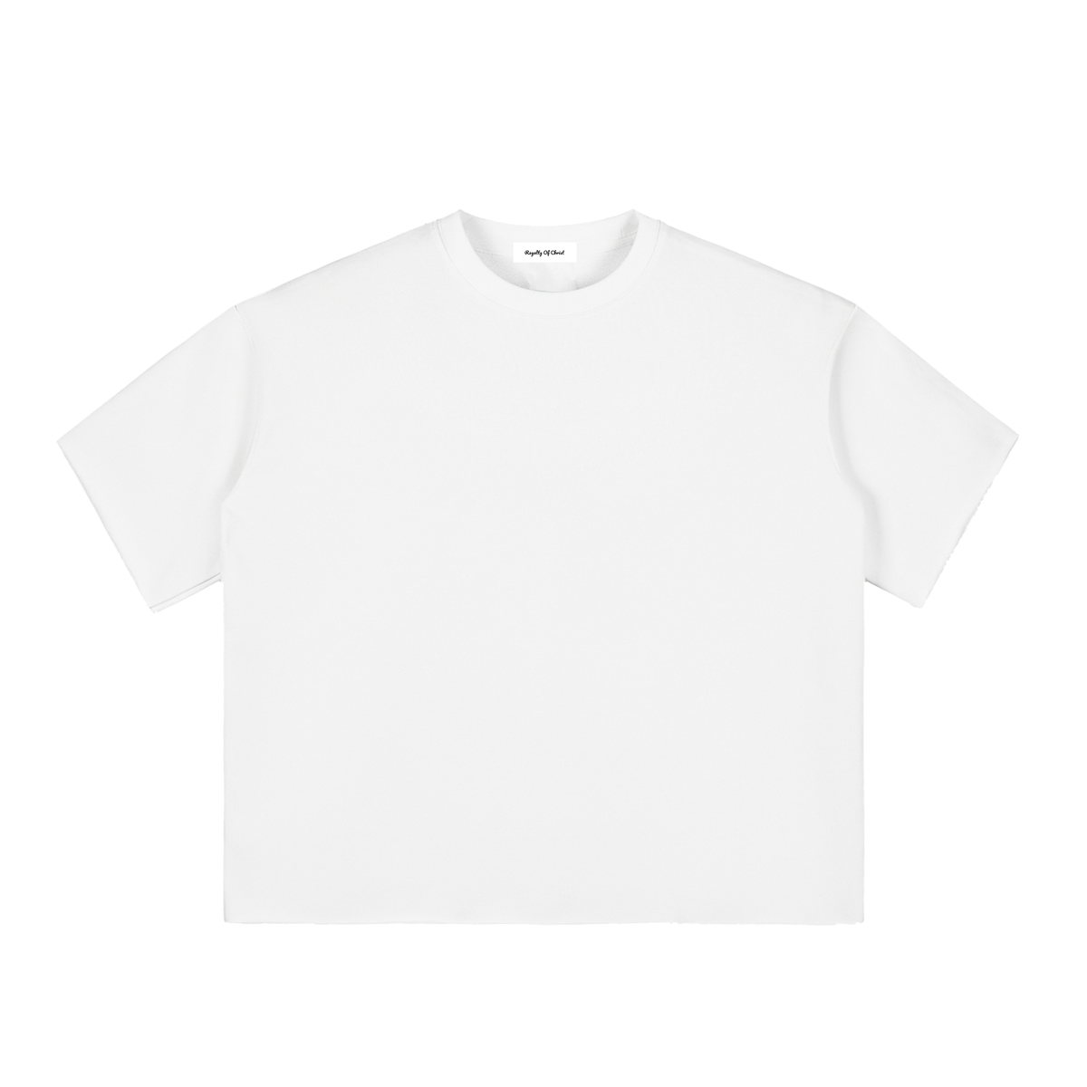 Royalty of Christ Half-Sleeve Raw-Edge T-Shirt