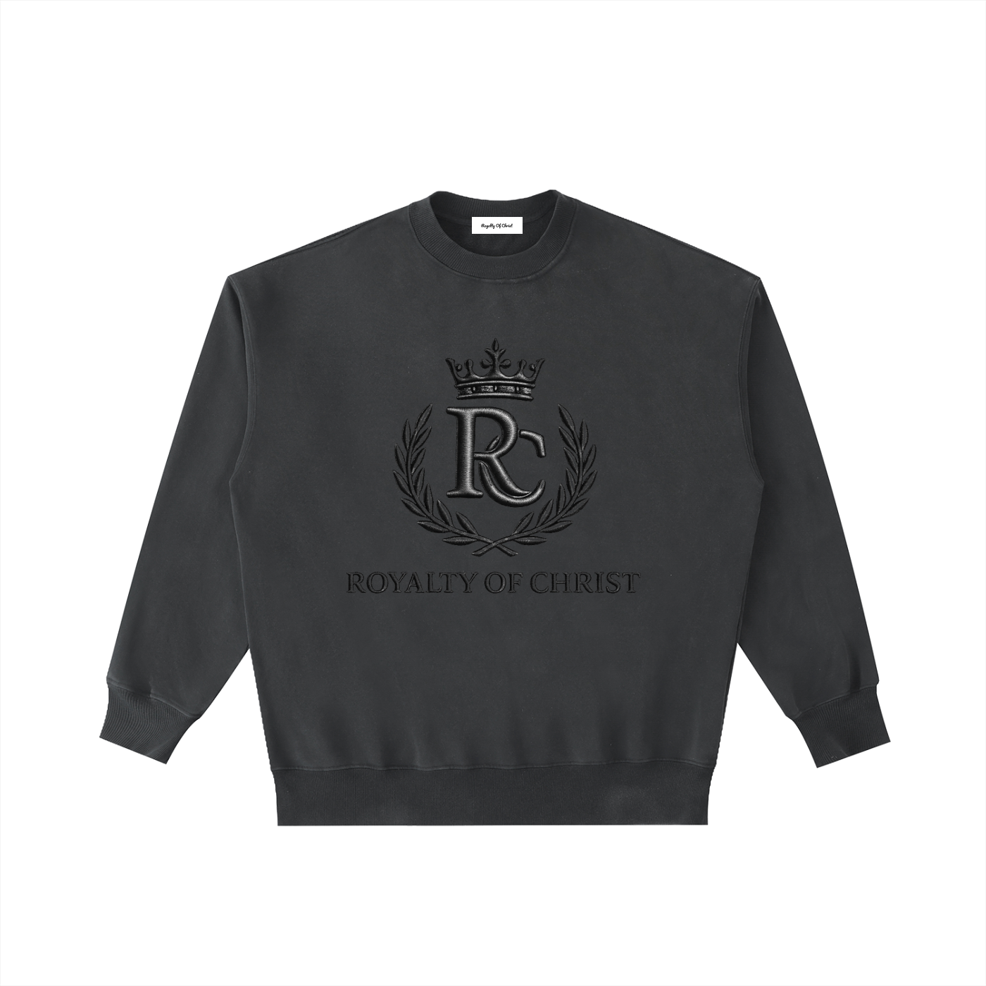 RC Crest Vintage Washed Heavyweight Crewneck Sweatshirt