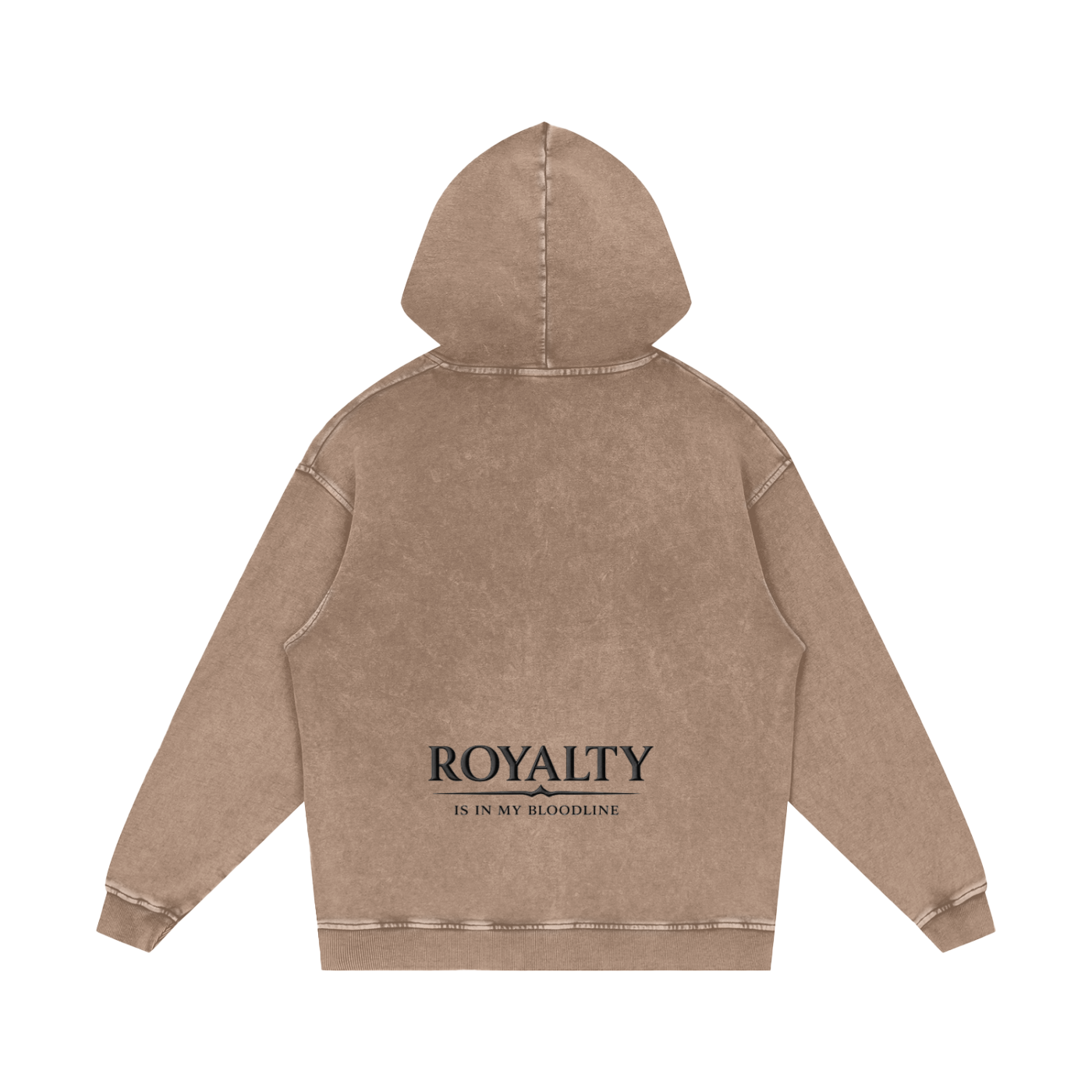 Saved By Grace Snow Washed Loose Cotton Hoodie