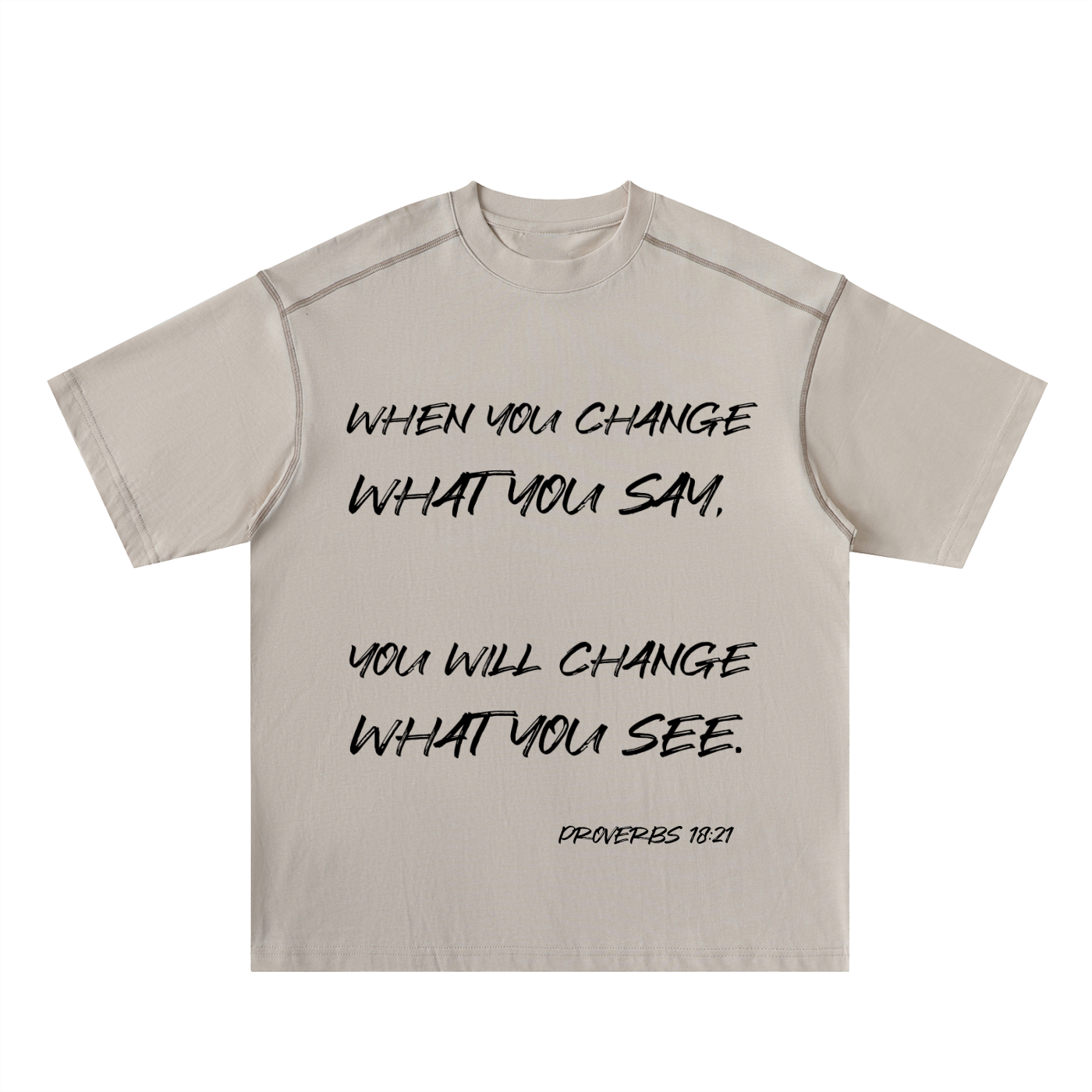 Say It, See It Cotton Tee