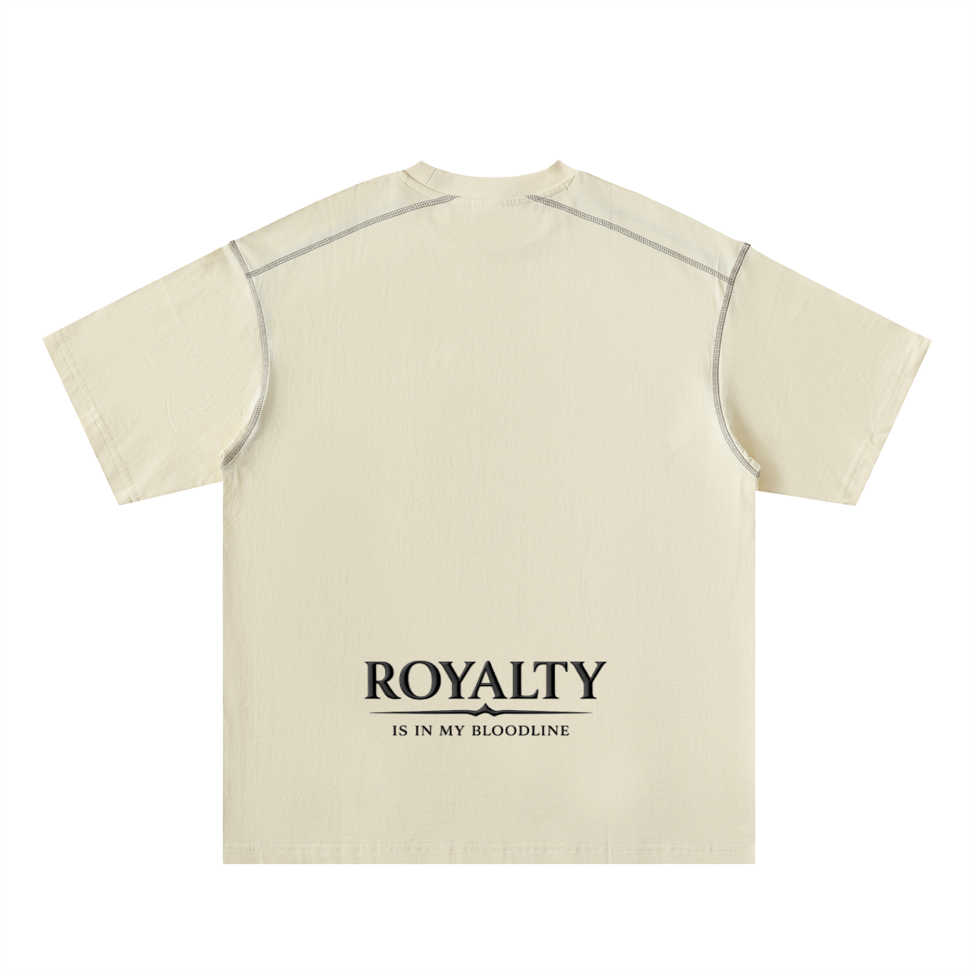 Called By Grace Oversized Contrast-Stitched Cotton Tee