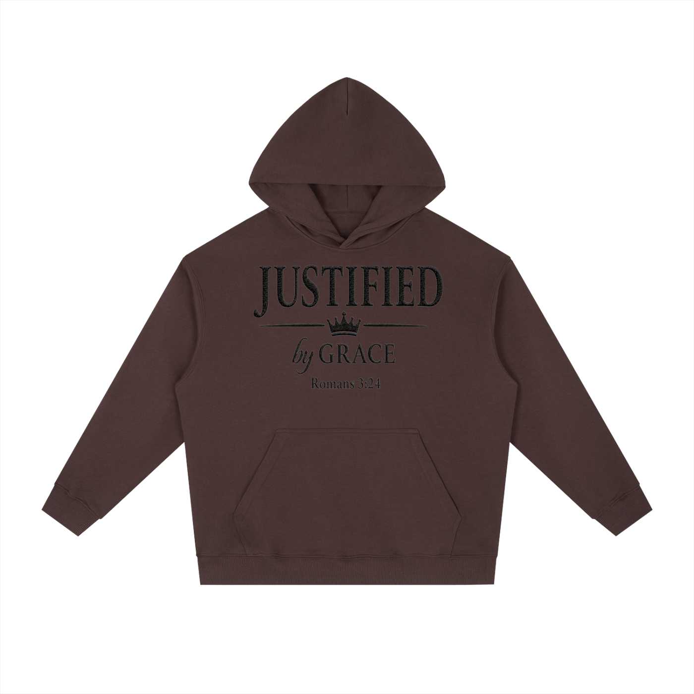 Justified By Grace Essential Heavyweight Drop-Shoulder Hoodie
