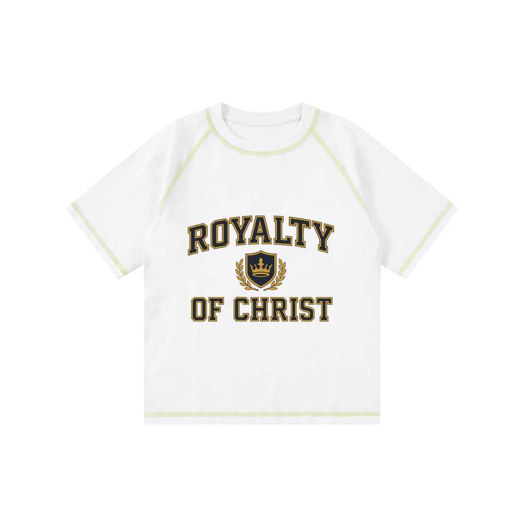 Royalty Of Christ Loose Contrast-Stitched Kids' T-Shirt