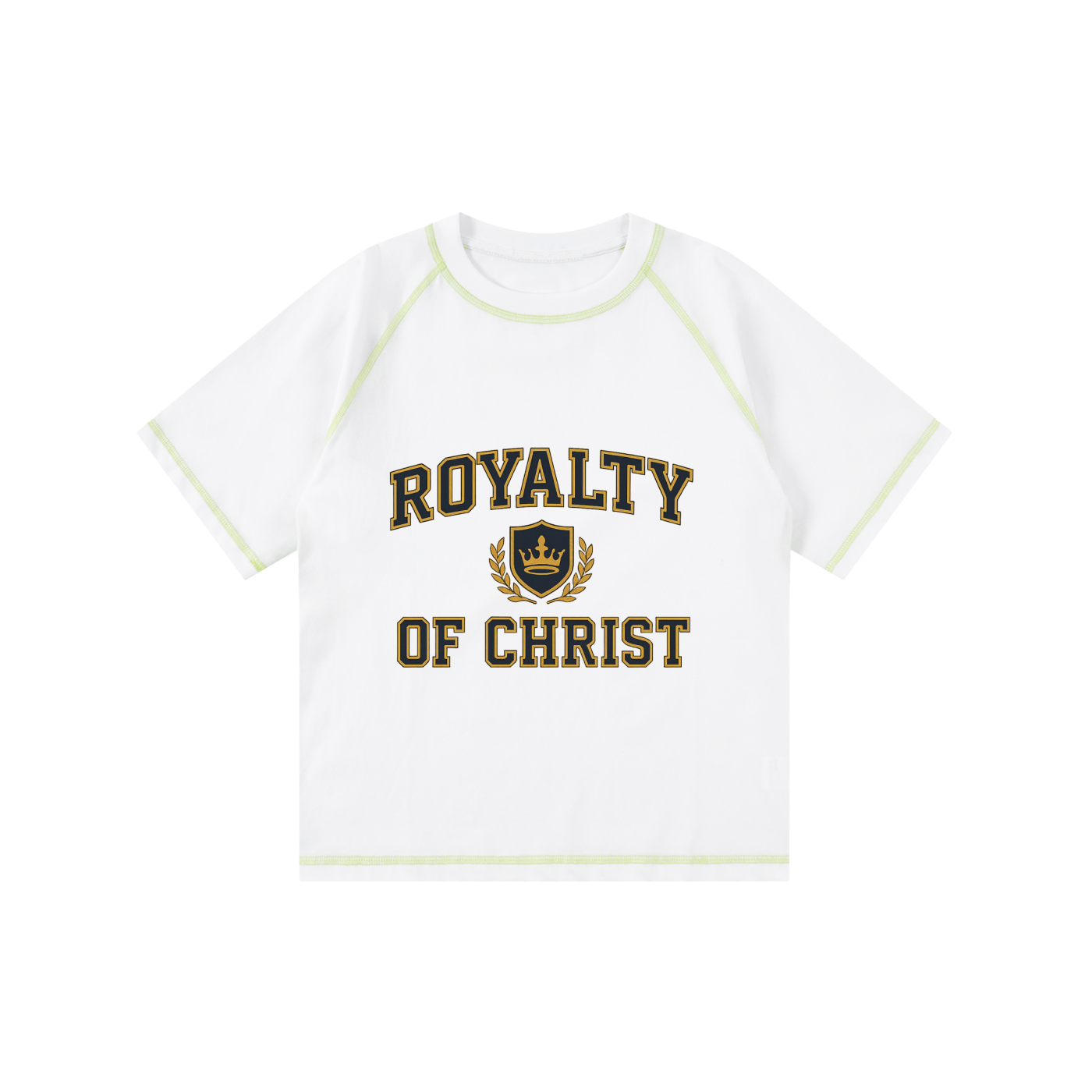Royalty Of Christ Loose Contrast-Stitched Kids' T-Shirt