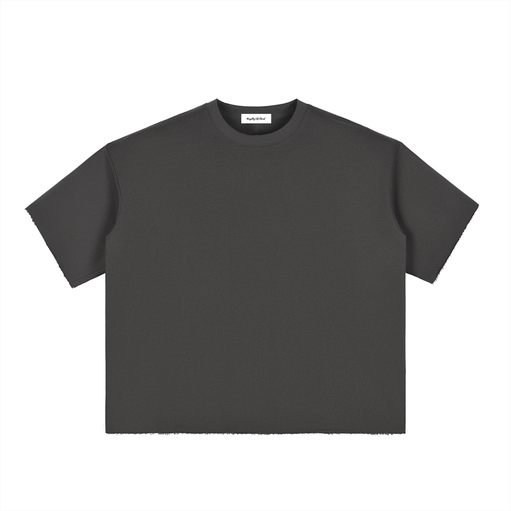 Royalty of Christ Half-Sleeve Raw-Edge T-Shirt
