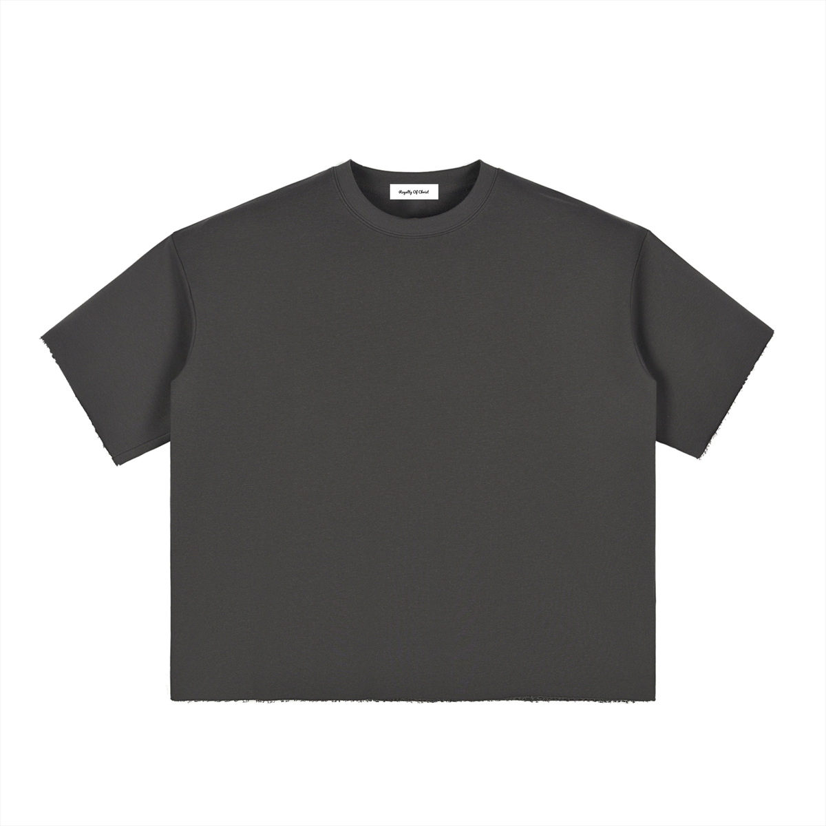 Royalty of Christ Half-Sleeve Raw-Edge T-Shirt