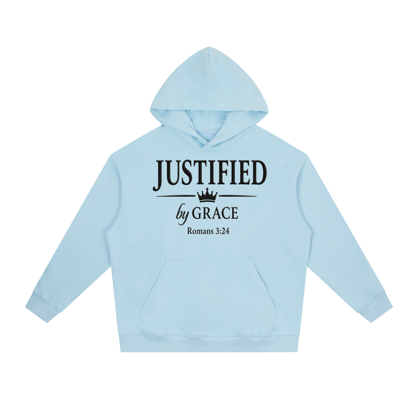 Justified By Grace Essential Heavyweight Drop-Shoulder Hoodie