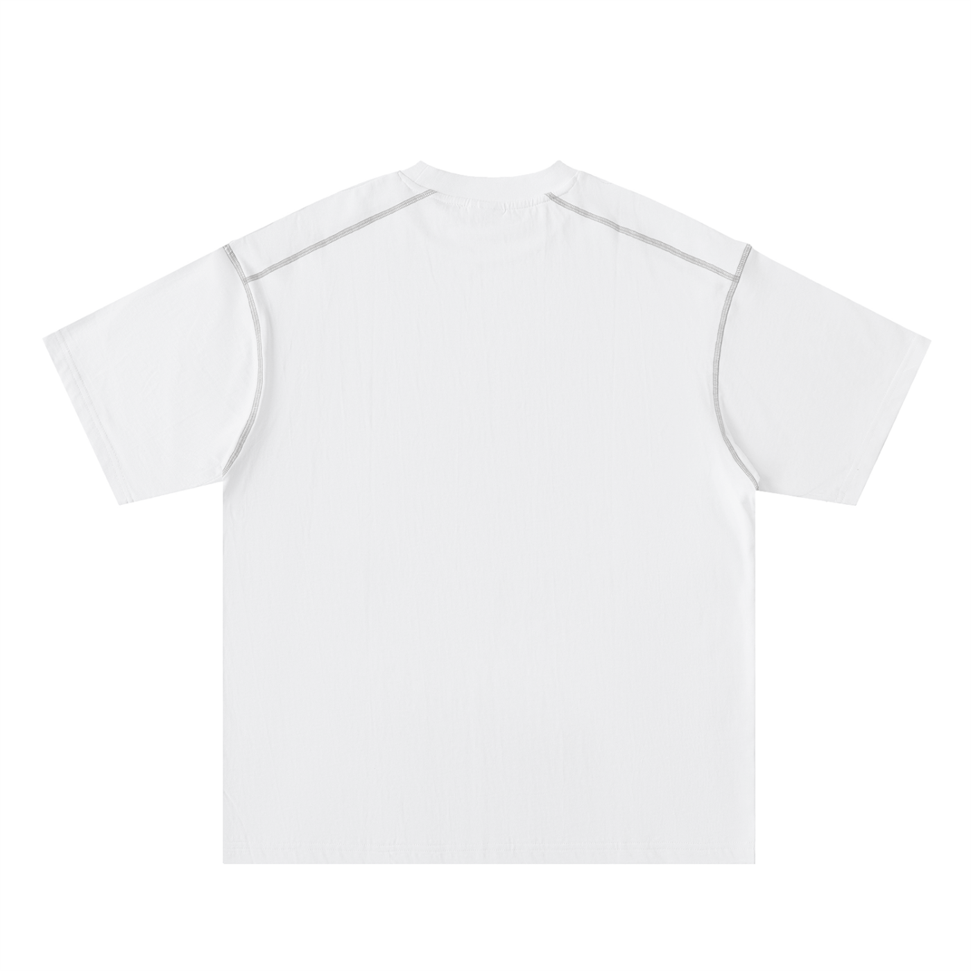 GLRY Oversized Contrast-Stitched Cotton Tee