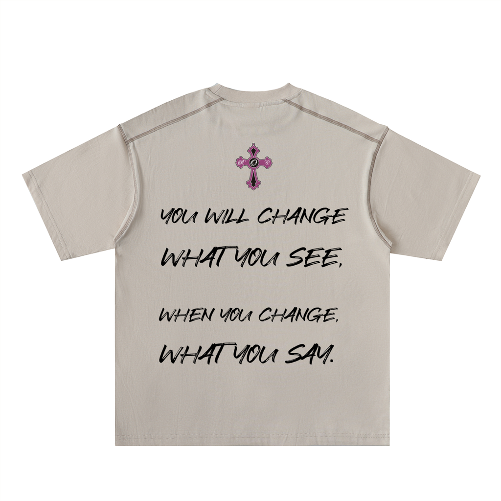 Say It, See It Cotton Tee