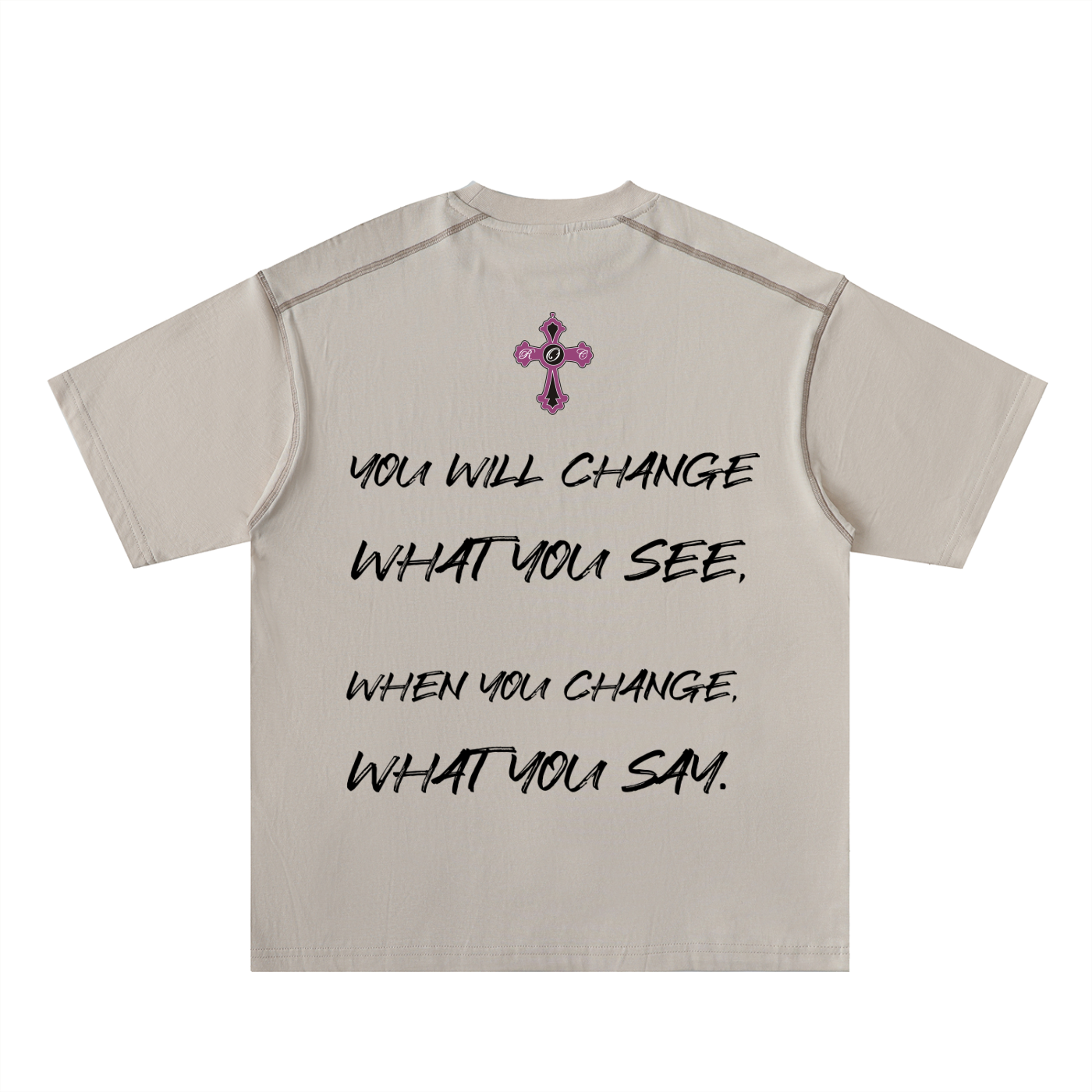 Say It, See It Cotton Tee