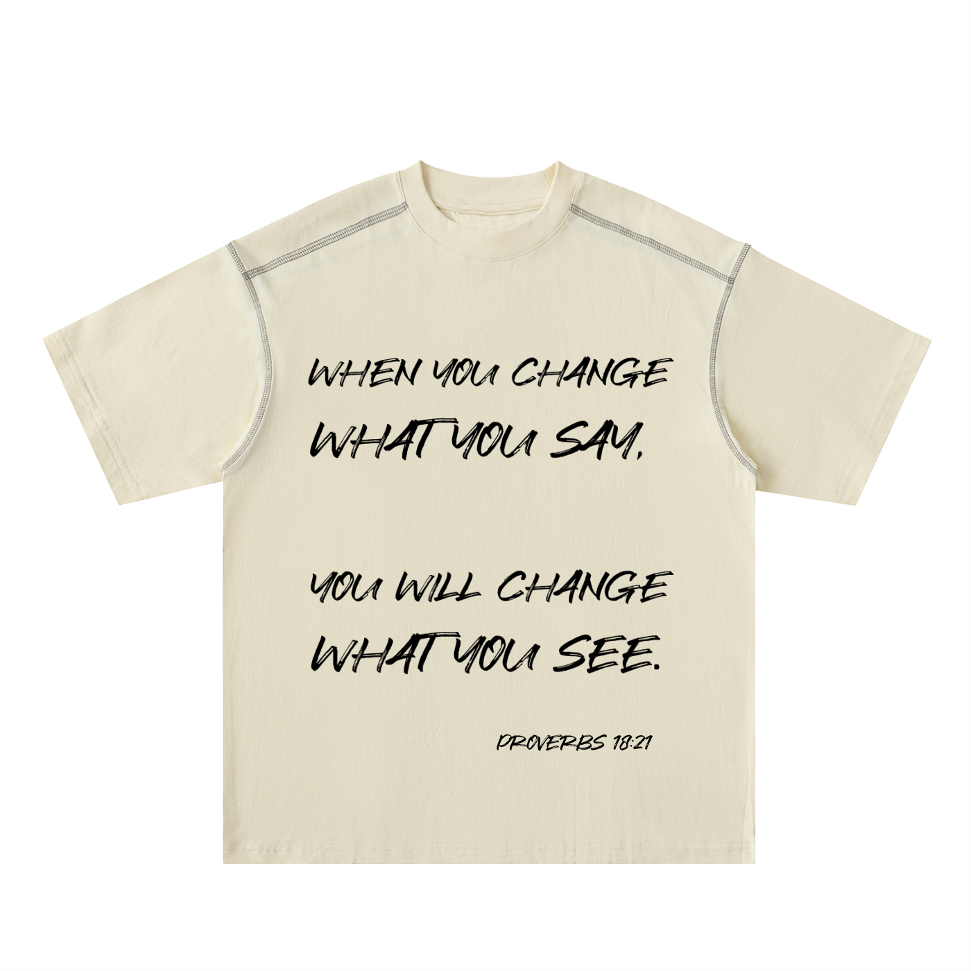 Say It, See It Cotton Tee