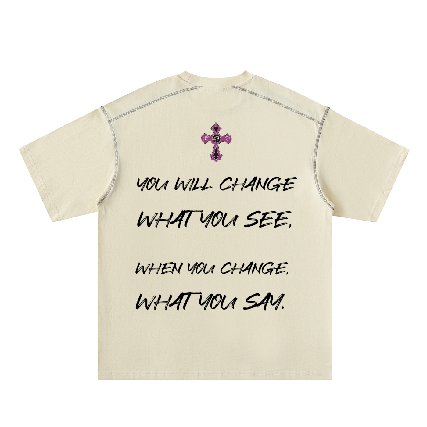 Say It, See It Cotton Tee