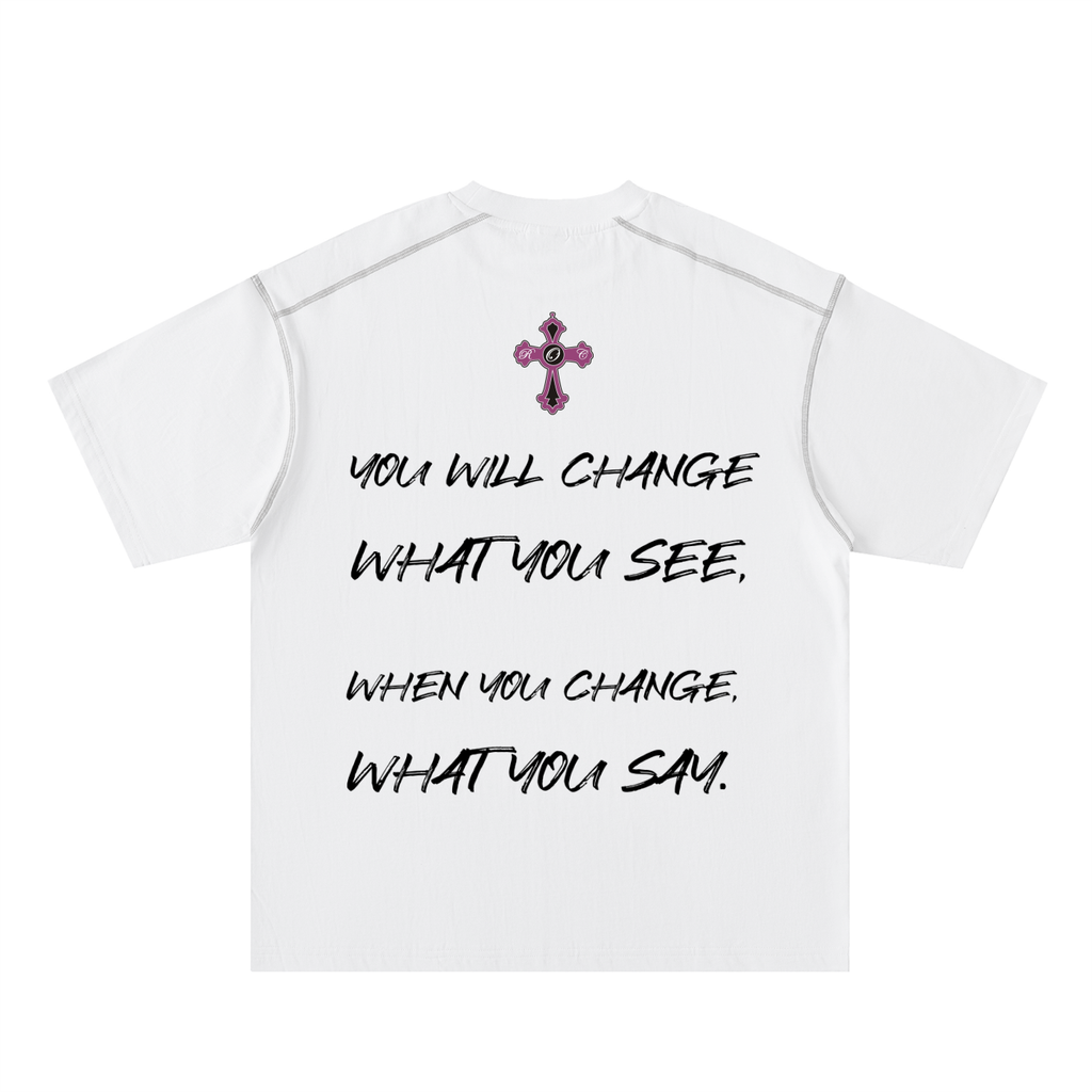 Say It, See It Cotton Tee