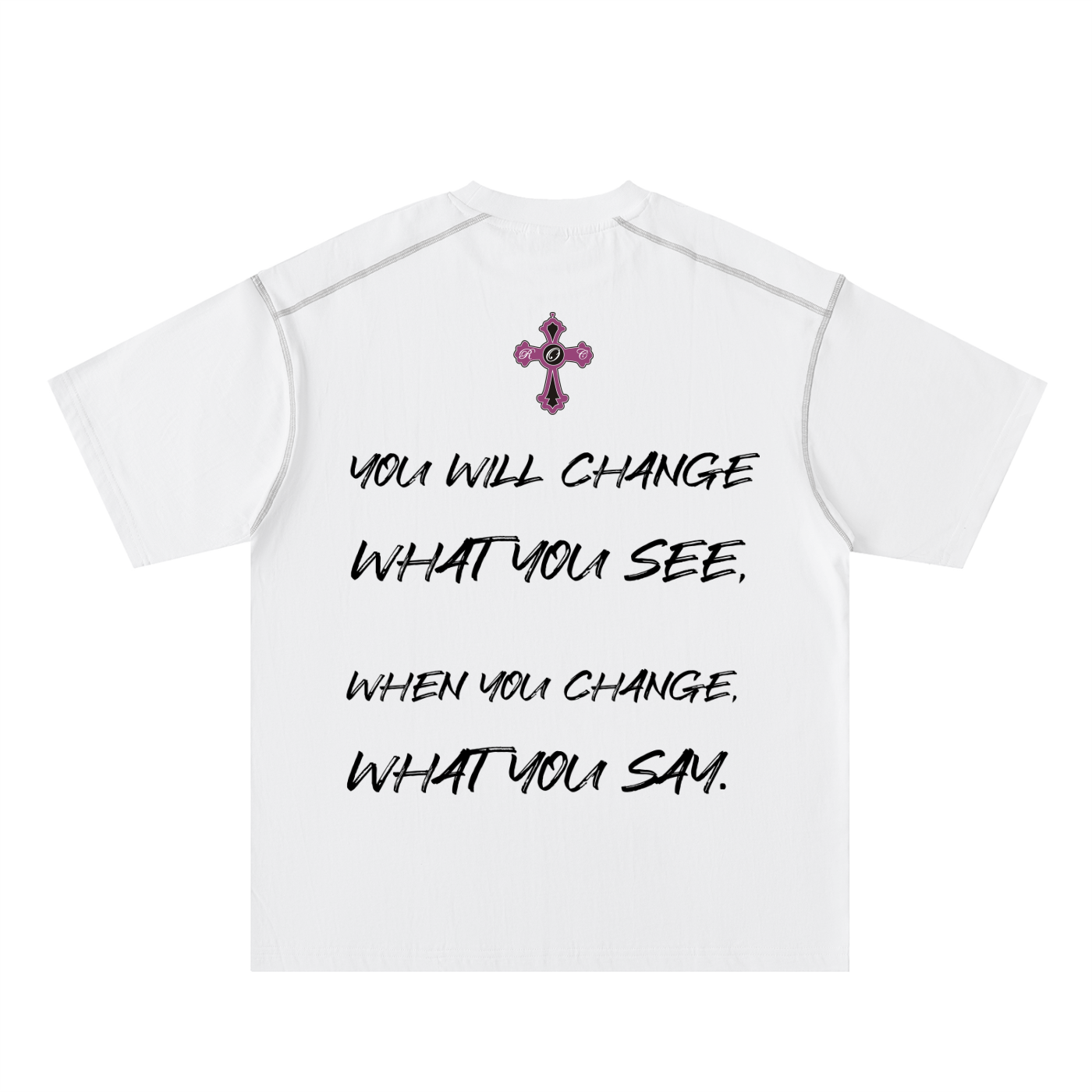 Say It, See It Cotton Tee