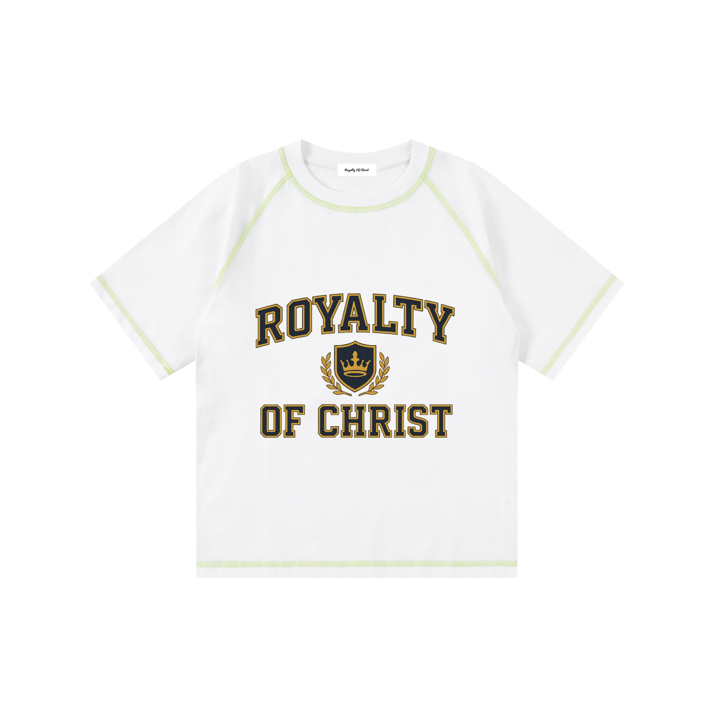 Royalty Of Christ Loose Contrast-Stitched Kids' T-Shirt