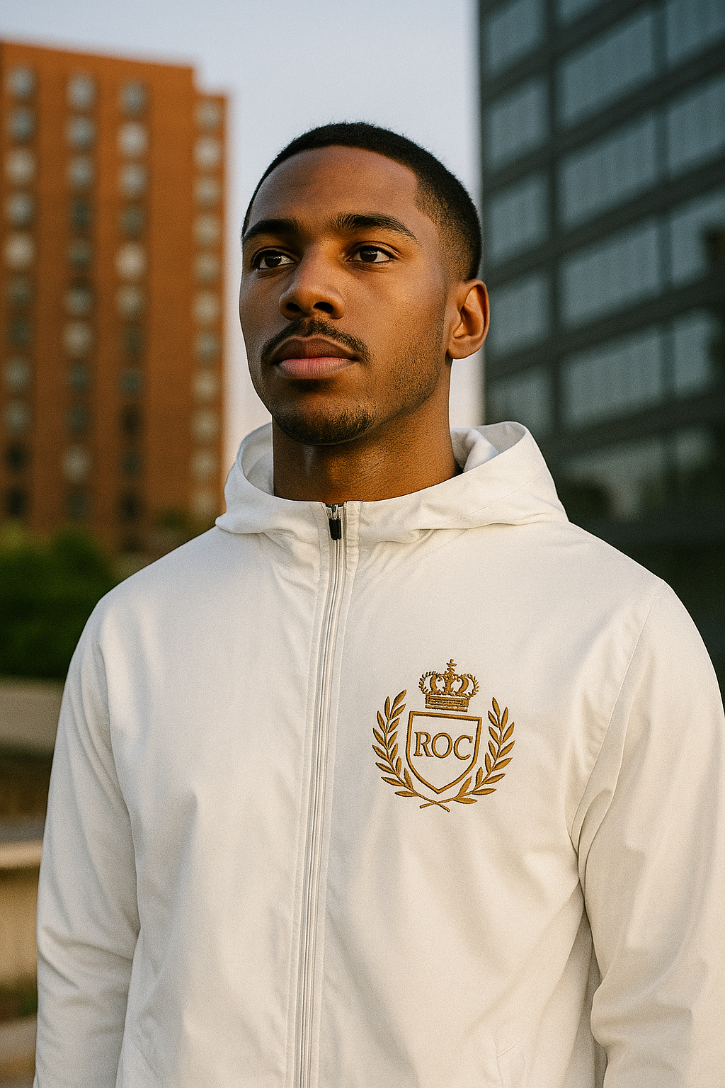 Soft Hooded Sports Jacket