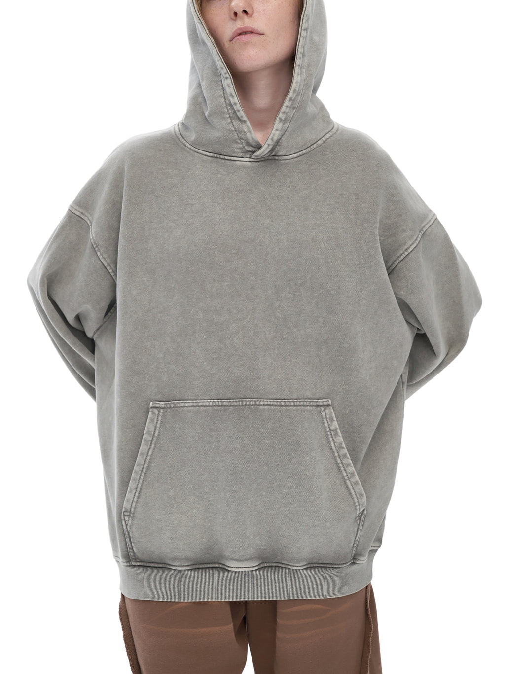 Saved By Grace Snow Washed Loose Cotton Hoodie